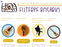 Tablet Screenshot of escueladeguitarraycantoeuterpe.com